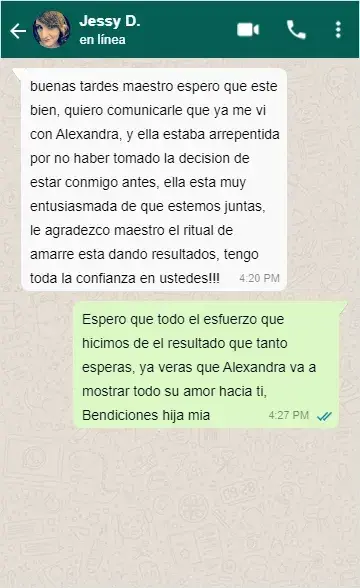 Testimonio WhatsApp 2 &mdash; Brujos en Argentina